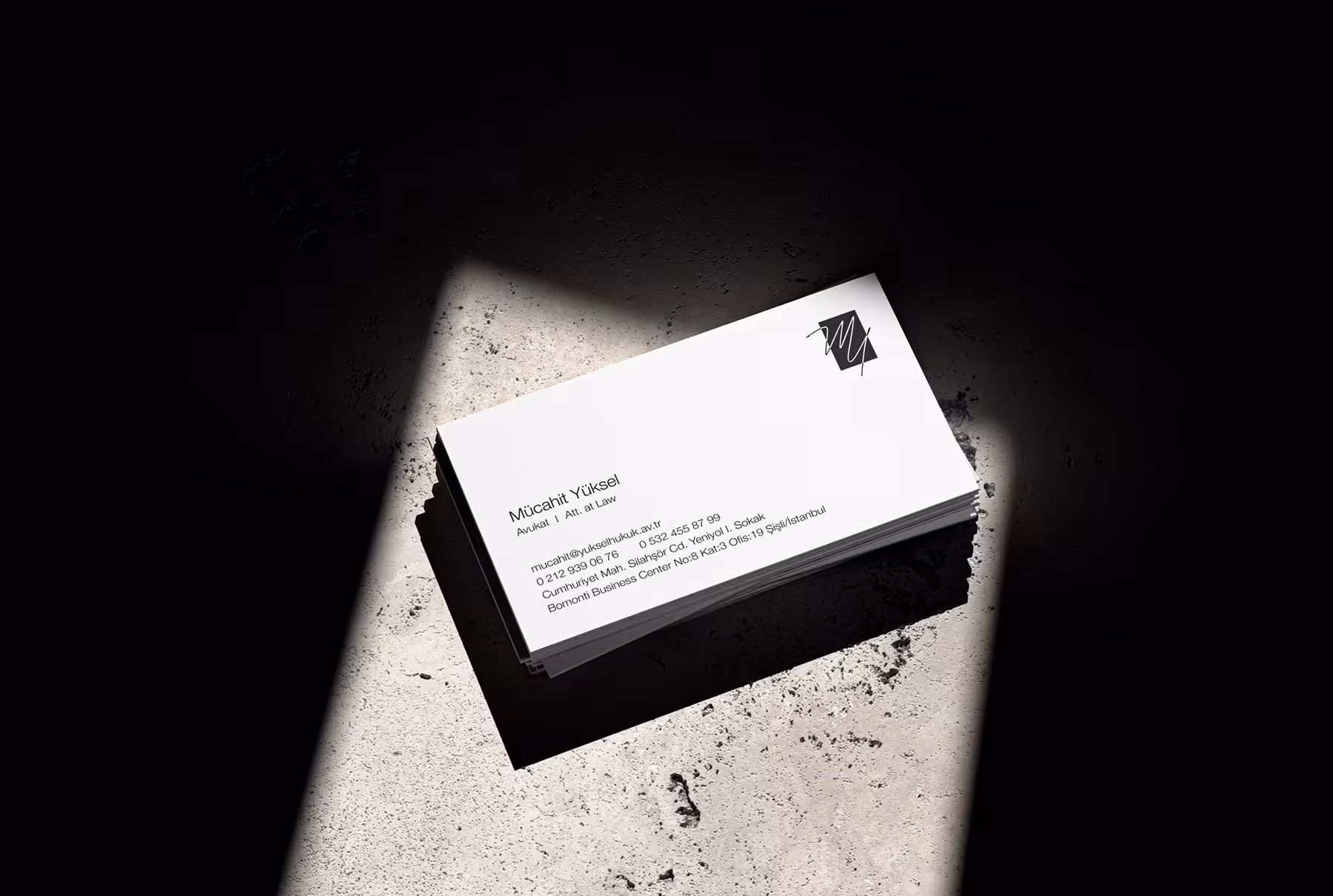 M.Y. Card Mockup